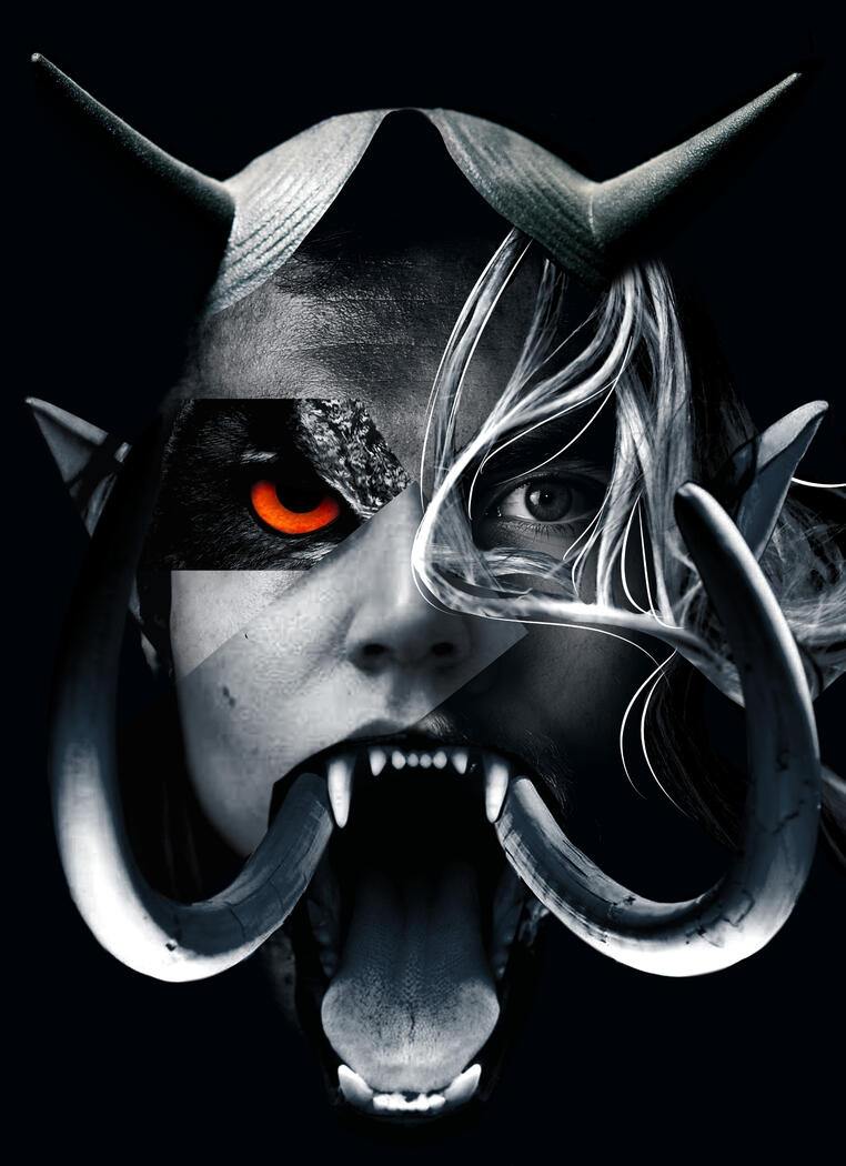 Fractured Space Collage ✦ 7 3/4" x 11", 400 dpi