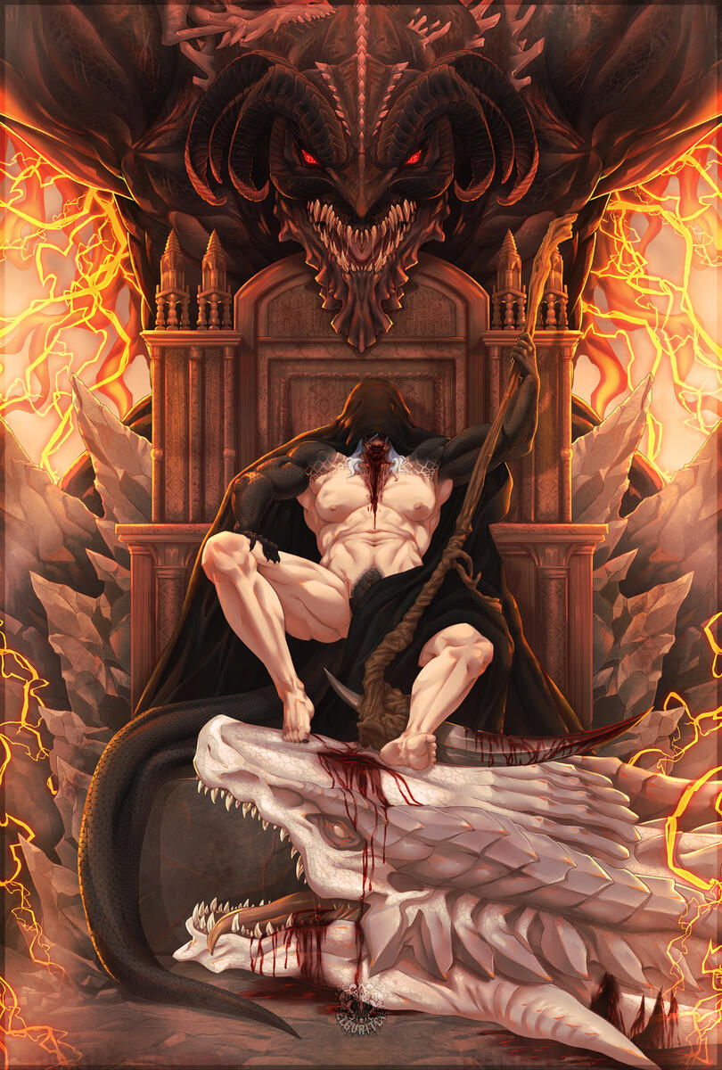 Dragonblooded ✦ 12"x18", 72 DPI