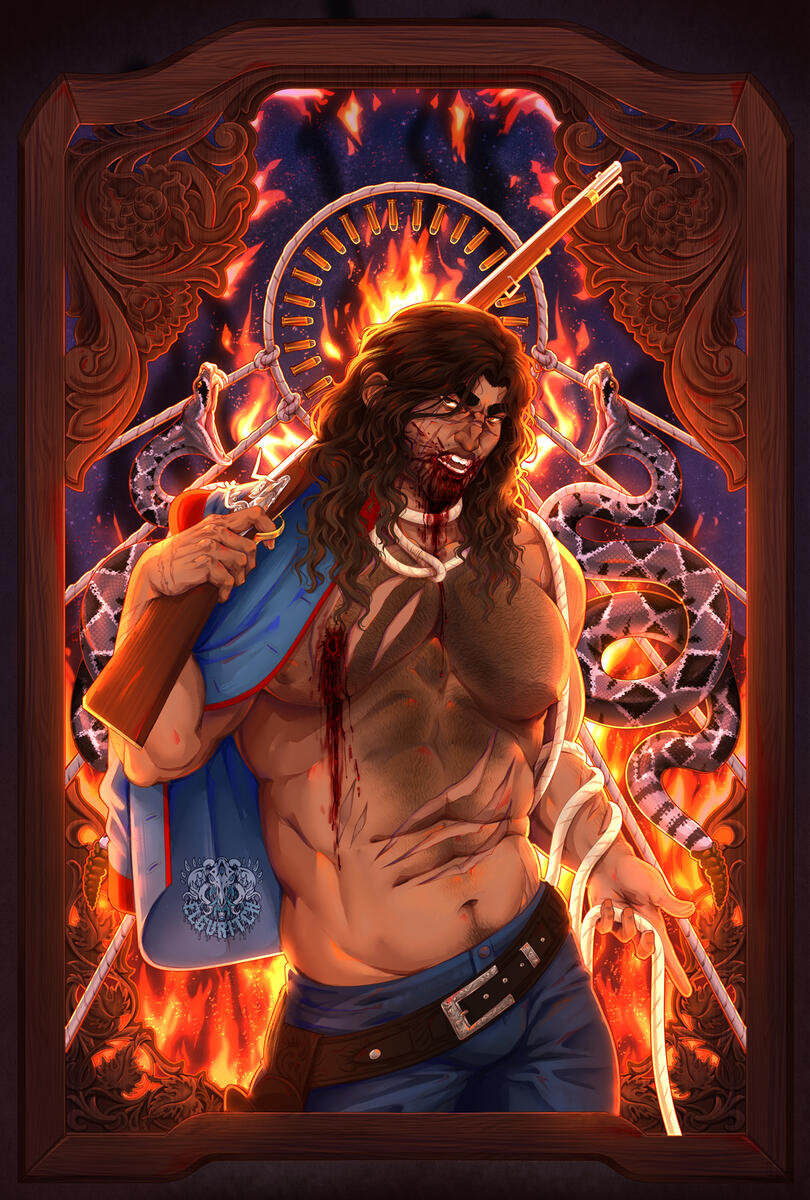 Saint of Desperate & Lost Causes ✦ 6.26"x9.26", 600 DPI