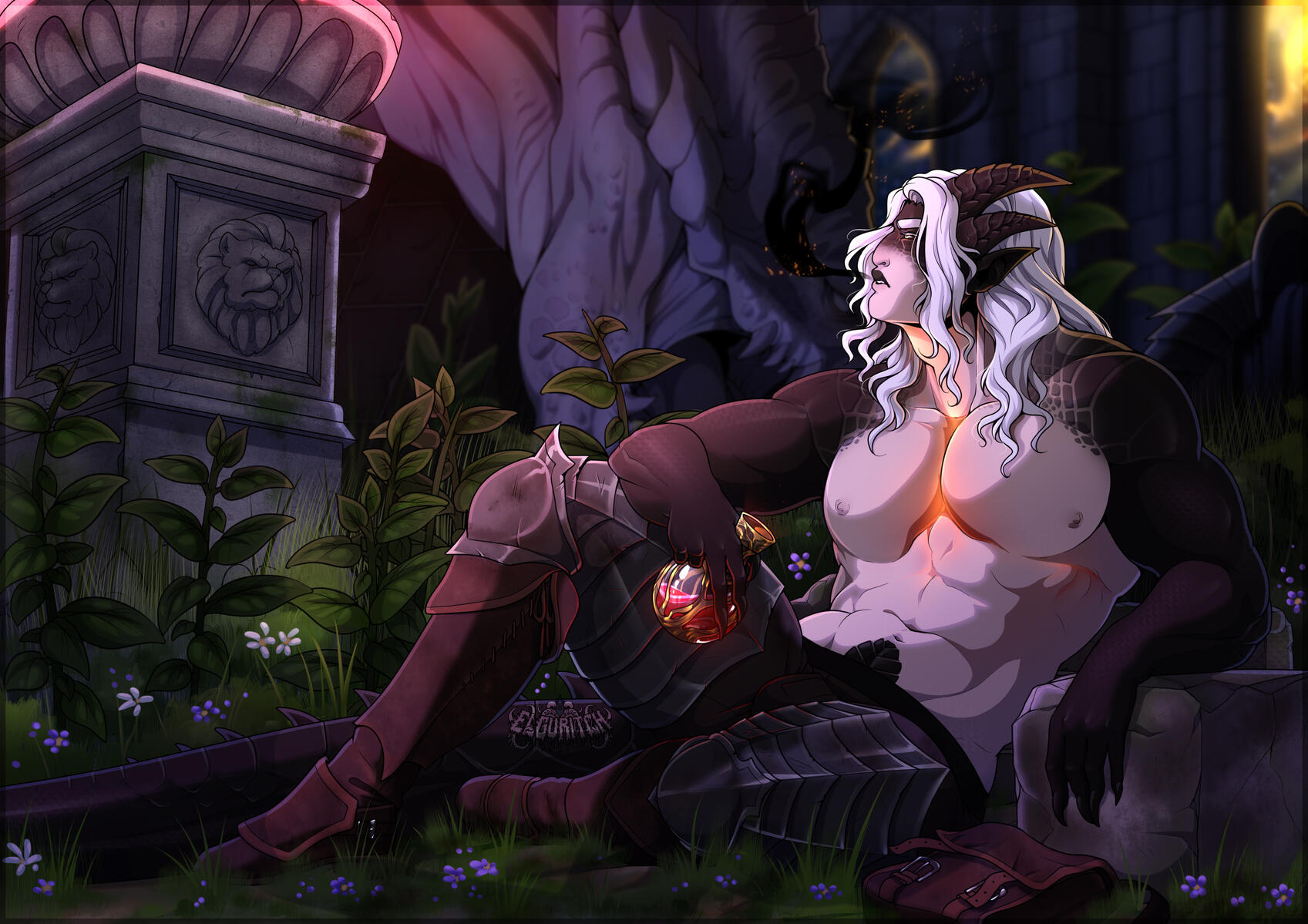 Healing Rest ✦ 11.5"x8", 300 DPI