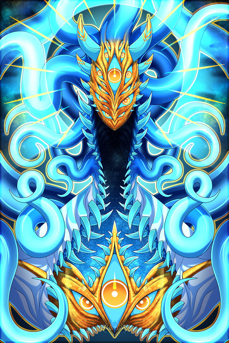 Luminary of Aeons ✦ 12"x18", 300 DPI