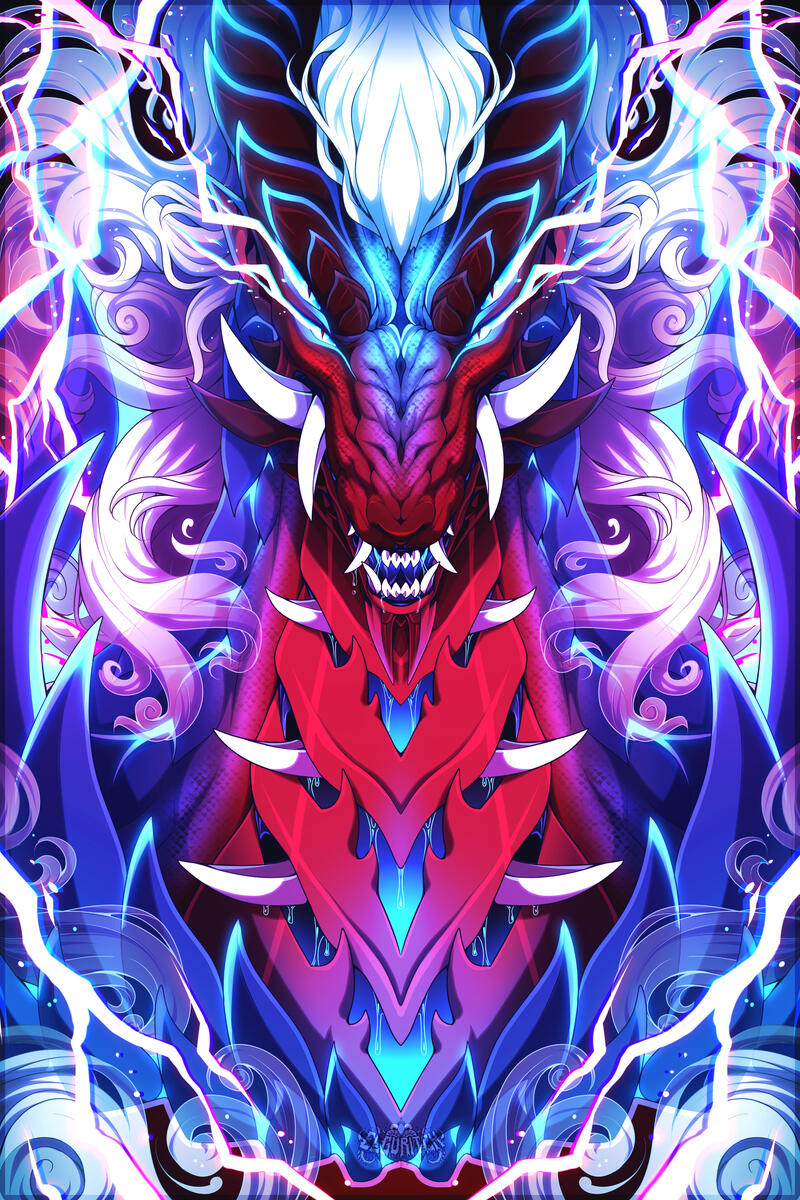 Lightning Lord ✦ 12"x18", 300 DPI